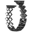 Kjølig Apple Watch Series 7 45mm Metall og Strass Reim