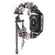 Herlig Apple Watch Series 7 45mm Metall og Strass Reim
