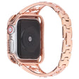 Utrolig søt Apple Watch Series 7 45mm Metall og Strass Reim