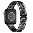 Veldig tøff Apple Watch Series 7 45mm Metall og Strass Reim
