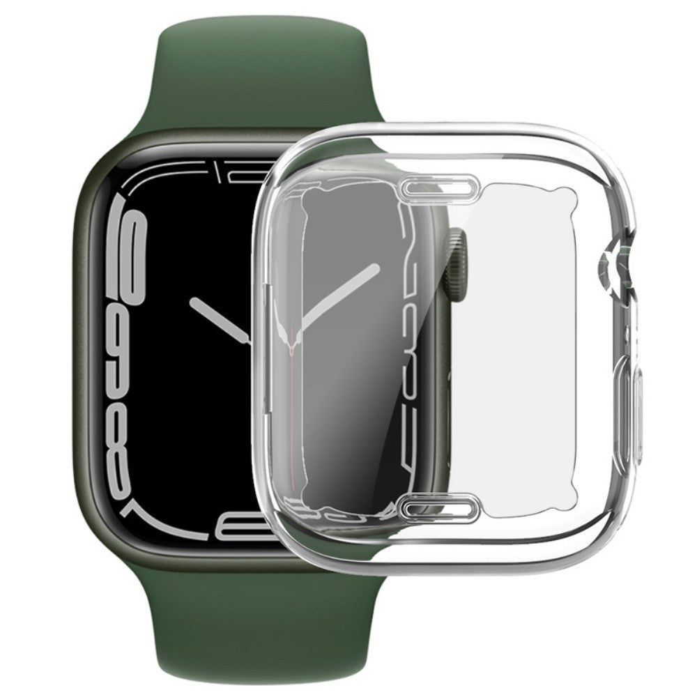 Gennemsigtig Apple Watch Series 7 45mm Silikone Cover#serie_151