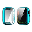 Fleksibel Apple Watch Series 7 45mm Deksel med Skjermbeskyttelse i Glass og Silikon