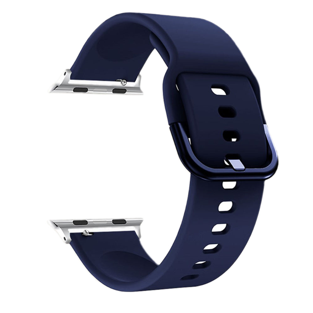 Mega flot Apple Watch Series 7 45mm Silikone Rem - Blå#serie_10