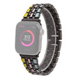 Stilig Apple Watch Series 7 45mm Metall og Strass Reim
