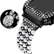 Fantastisk Apple Watch Series 7 45mm Metall og Strass Reim