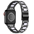 Nydelig Apple Watch Series 7 45mm Metall og Strass Reim