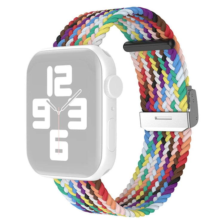 Rigtigt slidstærk Apple Watch Series 7 45mm Nylon Rem - Flerfarvet#serie_16