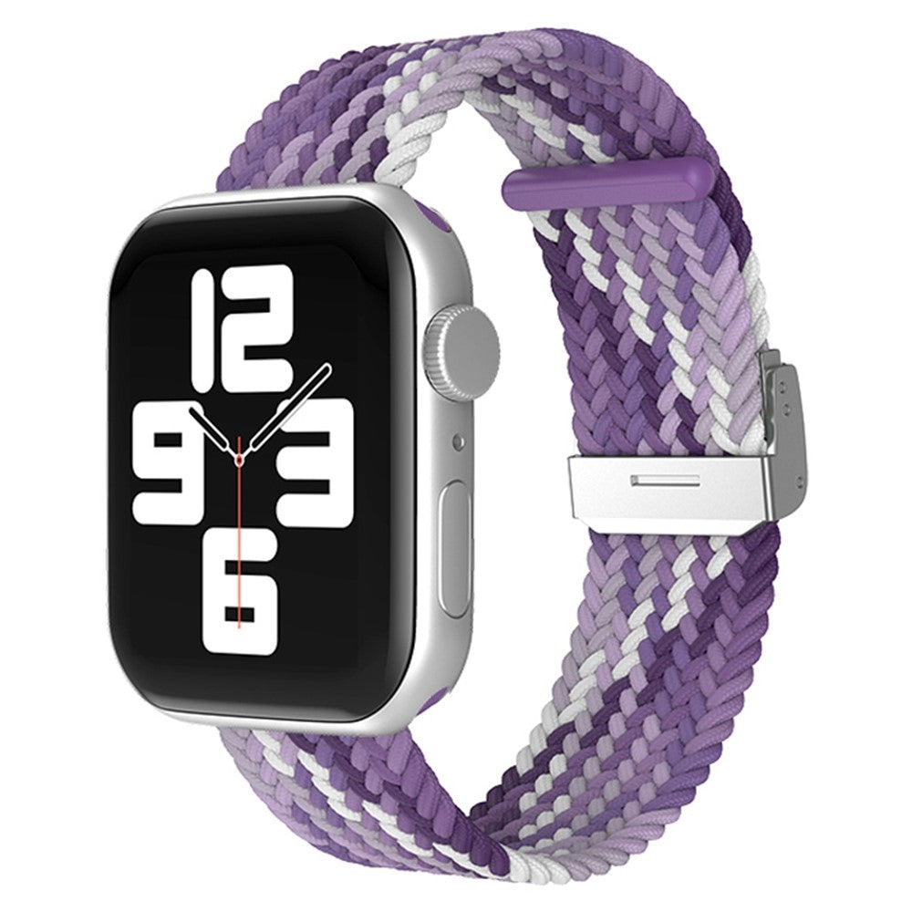 Holdbart Apple Watch Series 7 45mm Stof Urrem - Lilla#serie_19