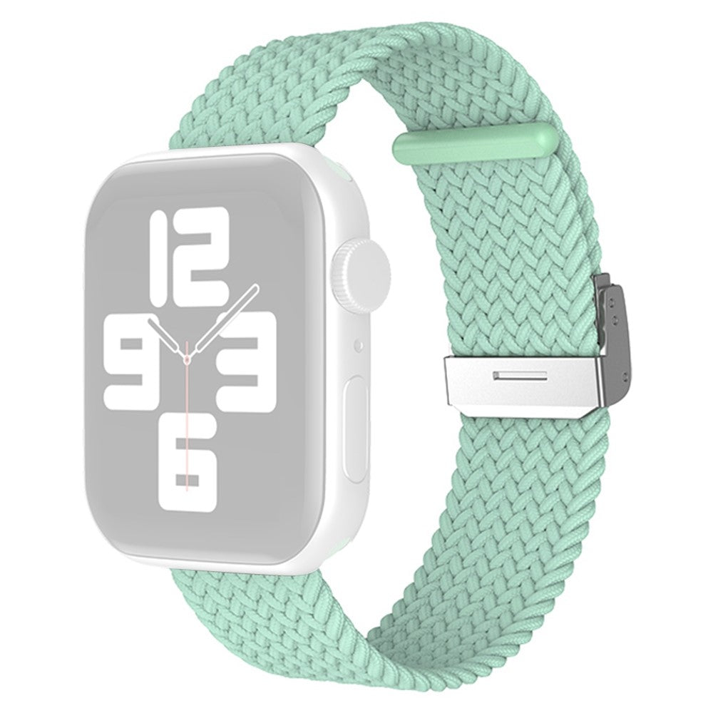 Rigtigt slidstærk Apple Watch Series 7 45mm Nylon Rem - Grøn#serie_9