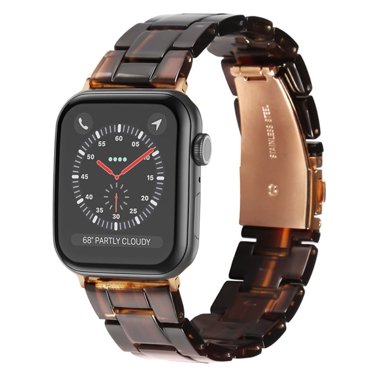 Mega komfortabel Apple Watch Series 7 45mm  Urrem - Brun#serie_19