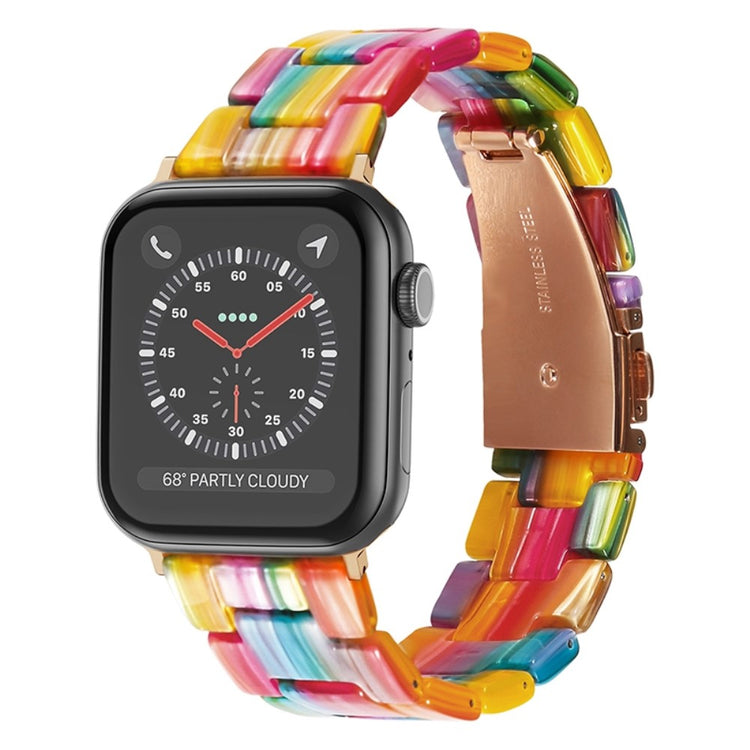 Mega komfortabel Apple Watch Series 7 45mm  Urrem - Flerfarvet#serie_5