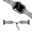 Utsøkt Apple Watch Series 7 45mm Metall og Strass Reim