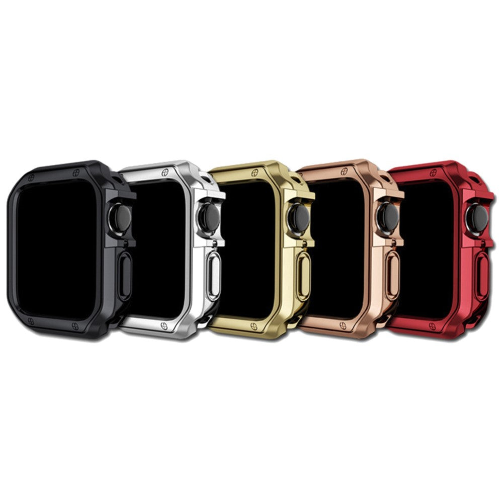 Apple Watch Series 7 45mm  Silikone Bumper  - Rød#serie_2