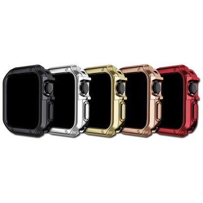 Apple Watch Series 7 45mm  Silikone Bumper  - Rød#serie_2