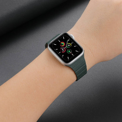 Pænt Universal Apple Ægte læder Urrem - Orange#serie_7