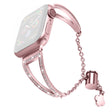 Utrolig elegant Universal Apple Metall og Strass Reim
