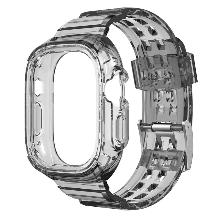 Meget fed Apple Watch Ultra Silikone Rem - Sort#serie_2