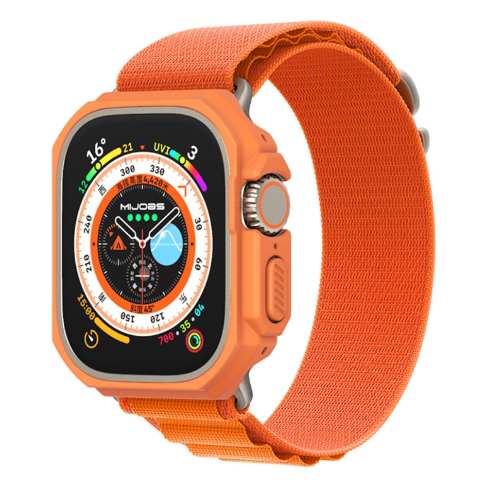 Rigtigt Fint Apple Watch Ultra Plastik Cover - Orange#serie_2