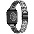 Bemerkelsesverdig god Universal Apple Metall og Strass Reim