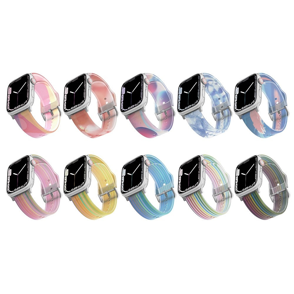 Super sejt Universal Apple Silikone Rem - Gul#serie_5