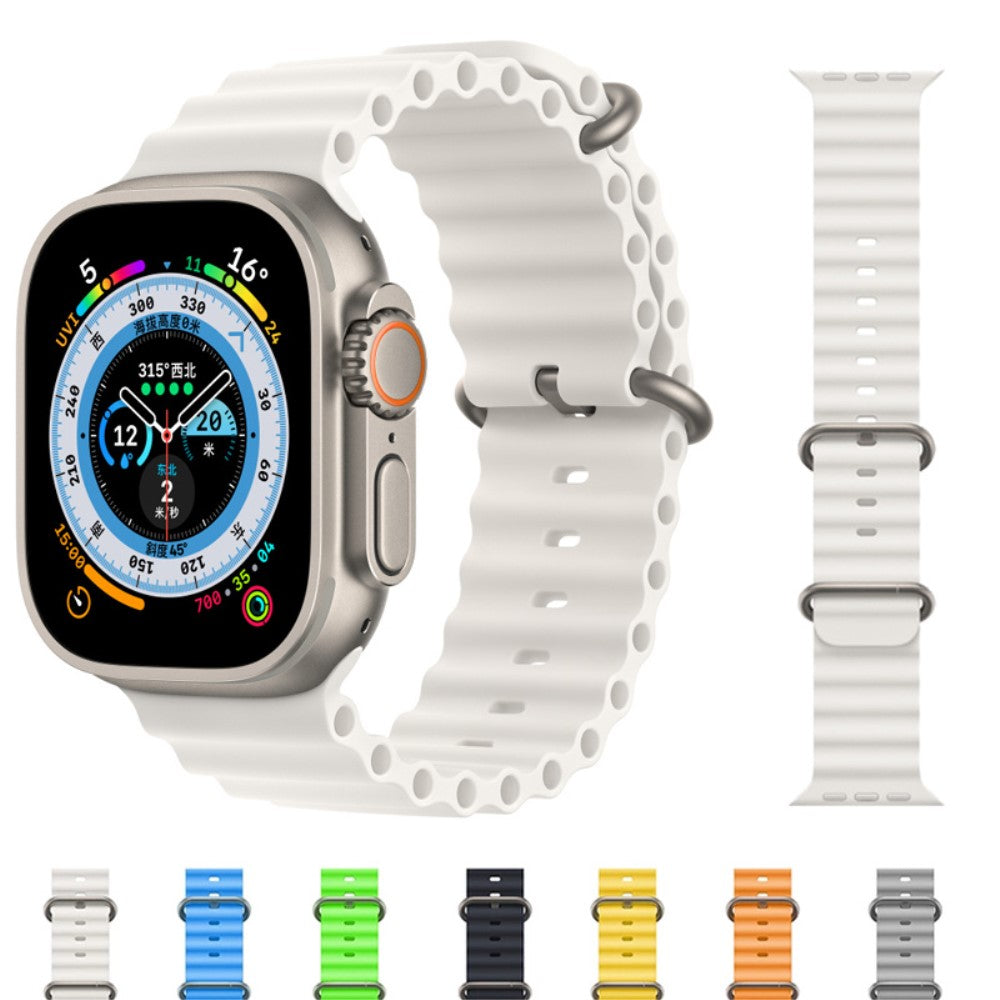 Super sejt Universal Apple Silikone Rem - Grøn#serie_10