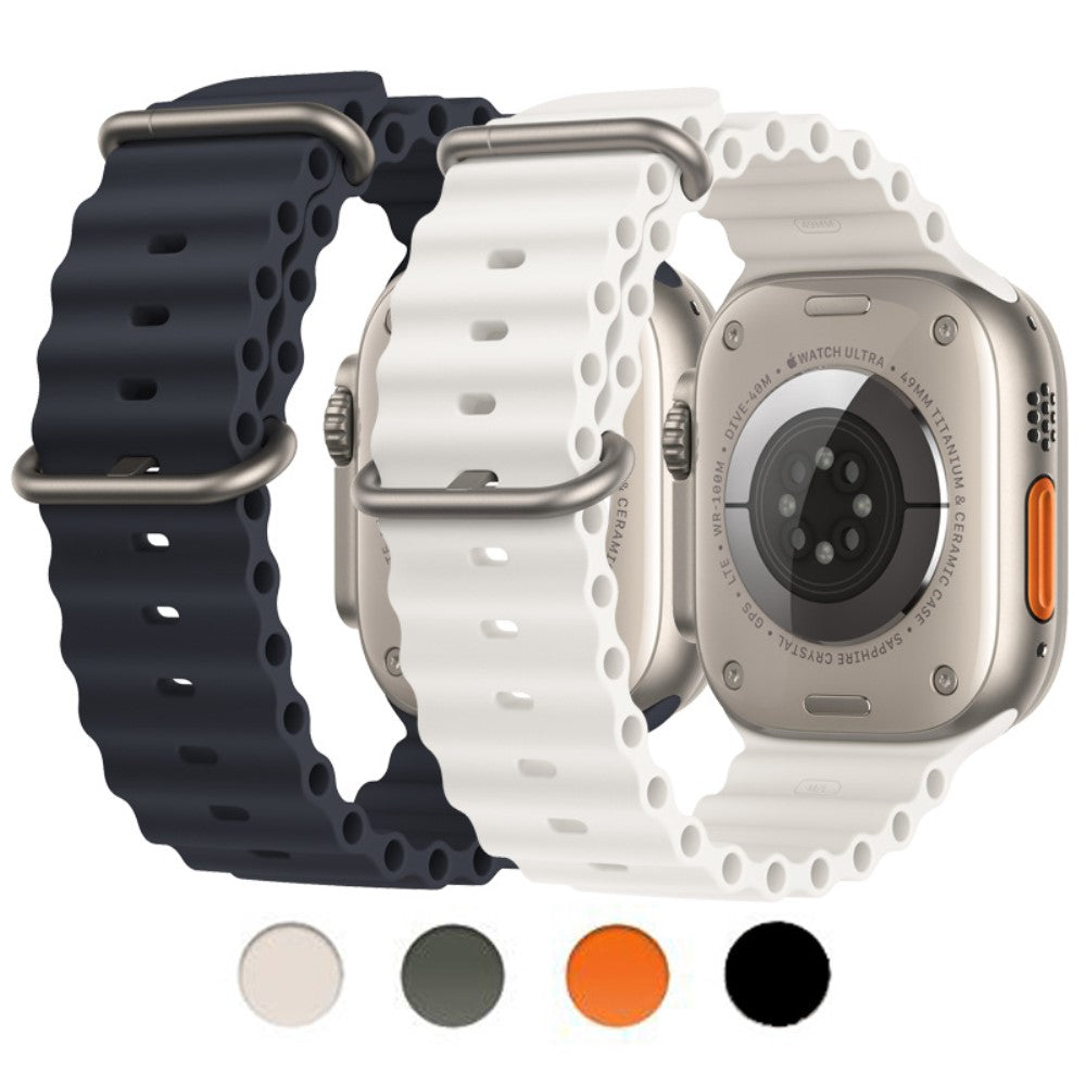 Super sejt Universal Apple Silikone Rem - Sort#serie_7