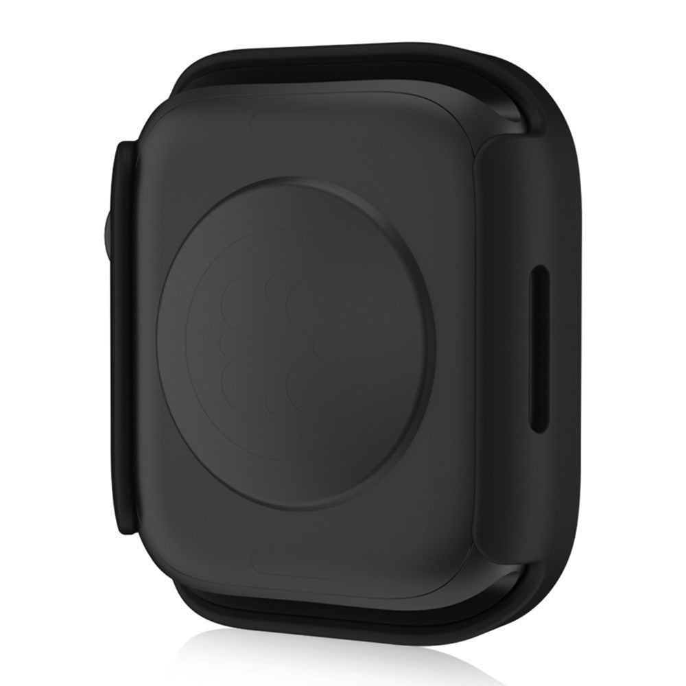 Mega Flot Apple Watch Series 8 (41mm) / Apple Watch Series 7 41mm Cover med Skærmbeskytter i Plastik og Hærdet Glas - Sort#serie_1