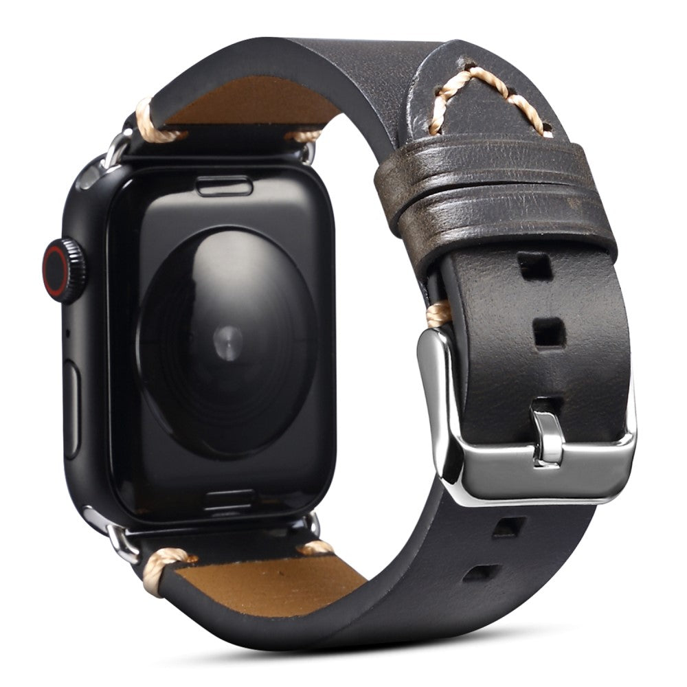 Supercool Universal Apple Ægte læder Rem - Sort#serie_1