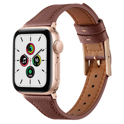 Smuk Universal Apple Ægte læder Rem - Brun#serie_2