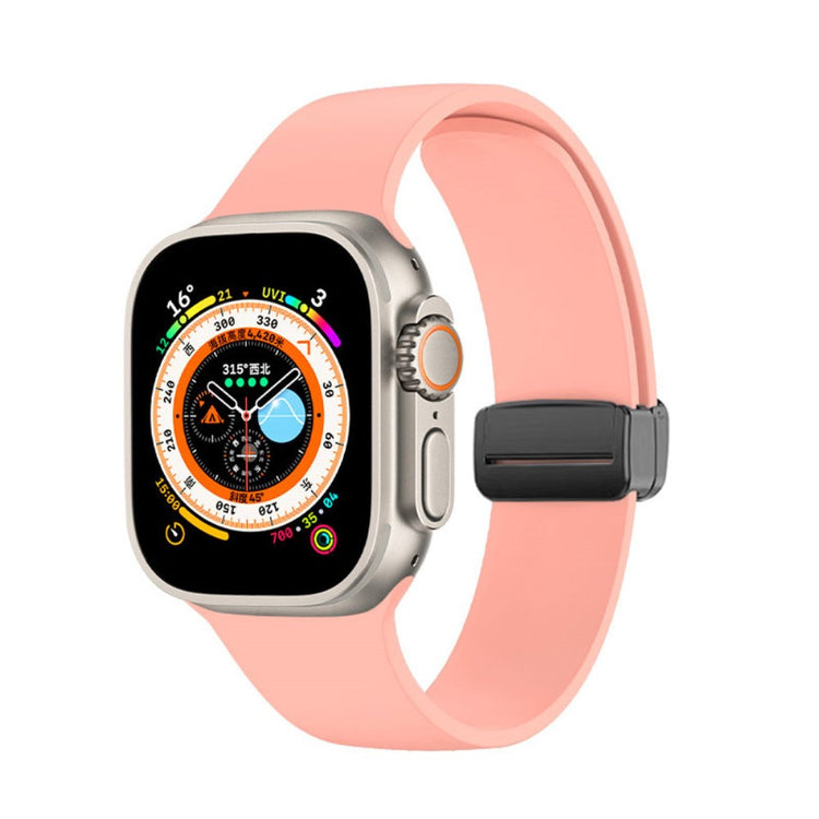 Meget Smuk Silikone Universal Rem passer til Apple Smartwatch - Pink#serie_4