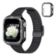 Apple Watch Series 8 (45mm) / Apple Watch Series 7 45mm Metall, Plast og Strass Reim