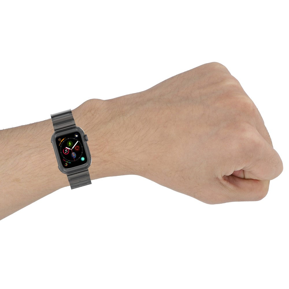 Vildt slidstærk Universal Apple Silikone Rem - Gennemsigtig#serie_2