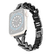 Super ryddig Universal Apple Metall og Strass Reim