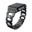 Stilig Apple Watch Series 1-3 42mm Metall og Strass Reim