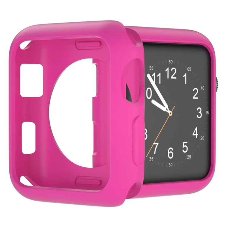 Vildt Fed Apple Watch Series 1-3 42mm Silikone Cover - Pink#serie_8