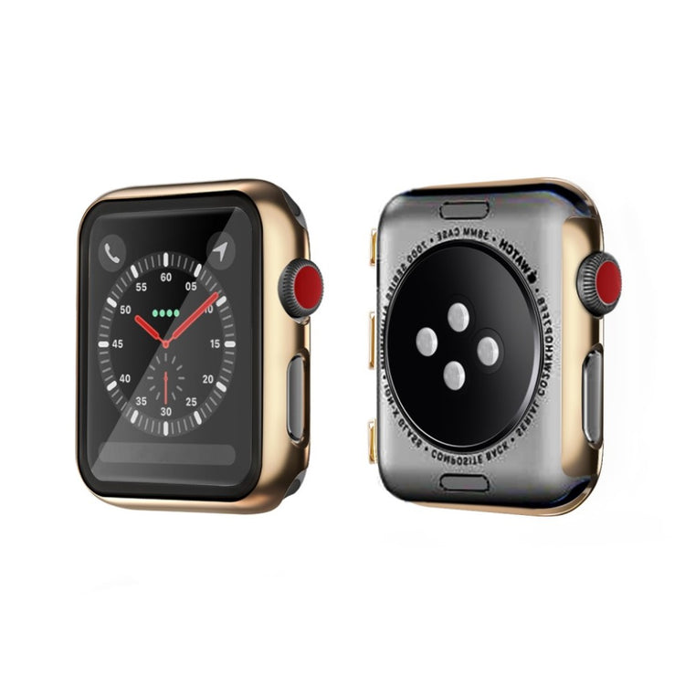 Alle Tiders Apple Watch Series 1-3 42mm Cover med Skærmbeskytter i Hærdet Glas - Gennemsigtig#serie_8