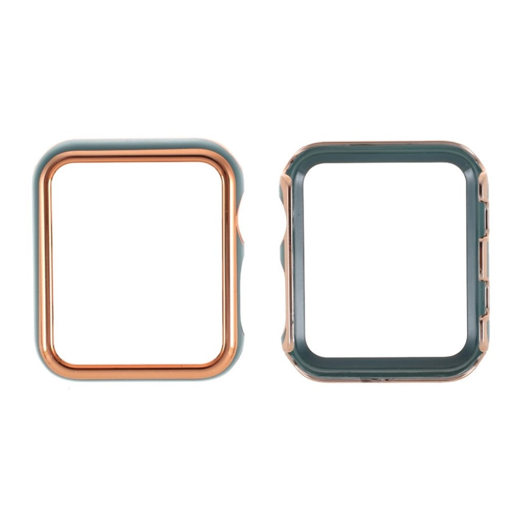 Apple Watch Series 1-3 42mm Stilfuld Plastik Bumper  - Guld#serie_5