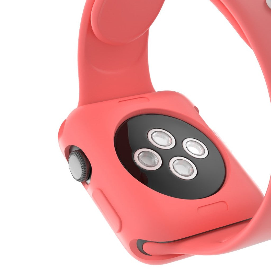 Vildt Fed Apple Watch Series 1-3 38mm Silikone Cover - Orange#serie_6