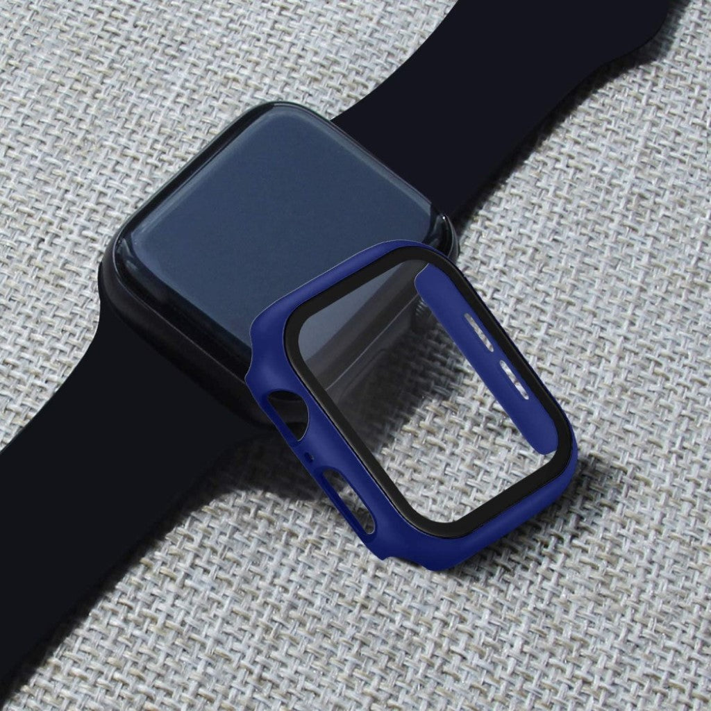 Apple Watch Series 1-3 38mm Holdbar Plastik Bumper  - Blå#serie_9