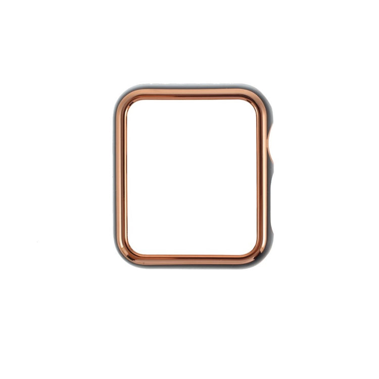 Apple Watch Series 1-3 38mm Stilfuld Plastik Bumper  - Guld#serie_3