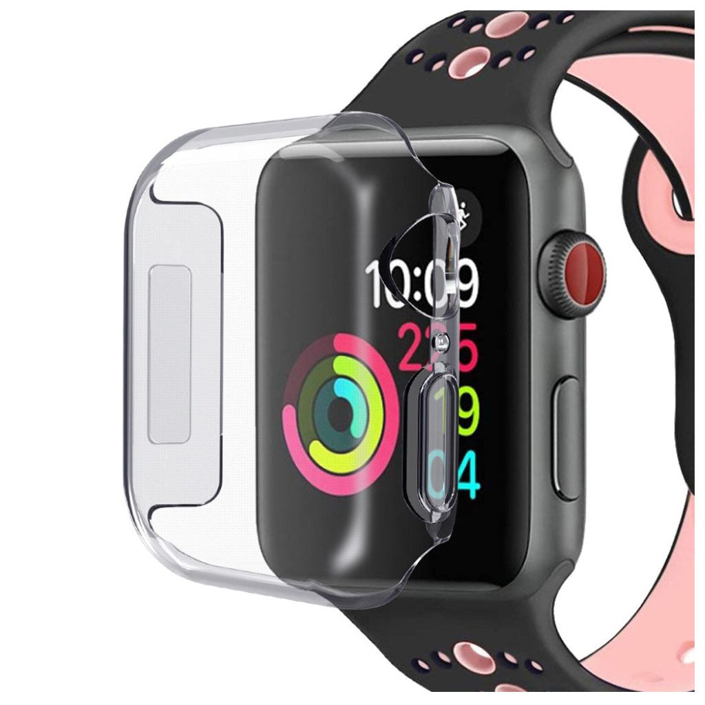 Super Flot Apple Watch Series 4 40mm Silikone Cover - Gennemsigtig#serie_1