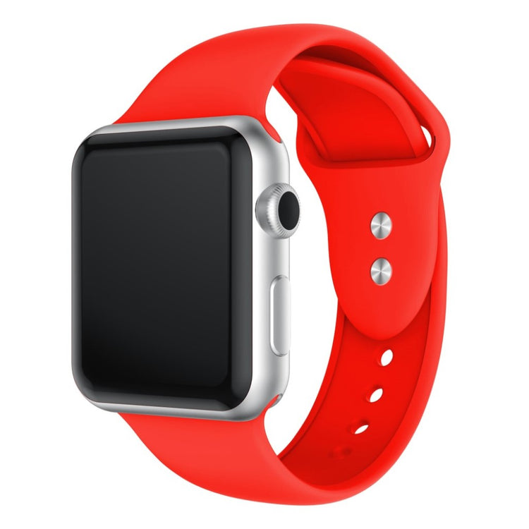 Vildt nydelig Apple Watch Series 4 40mm Silikone Rem - Rød#serie_4