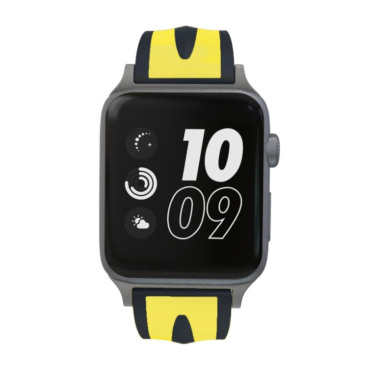 Rigtigt kønt Apple Watch Series 4 40mm Silikone Rem - Sort#serie_5
