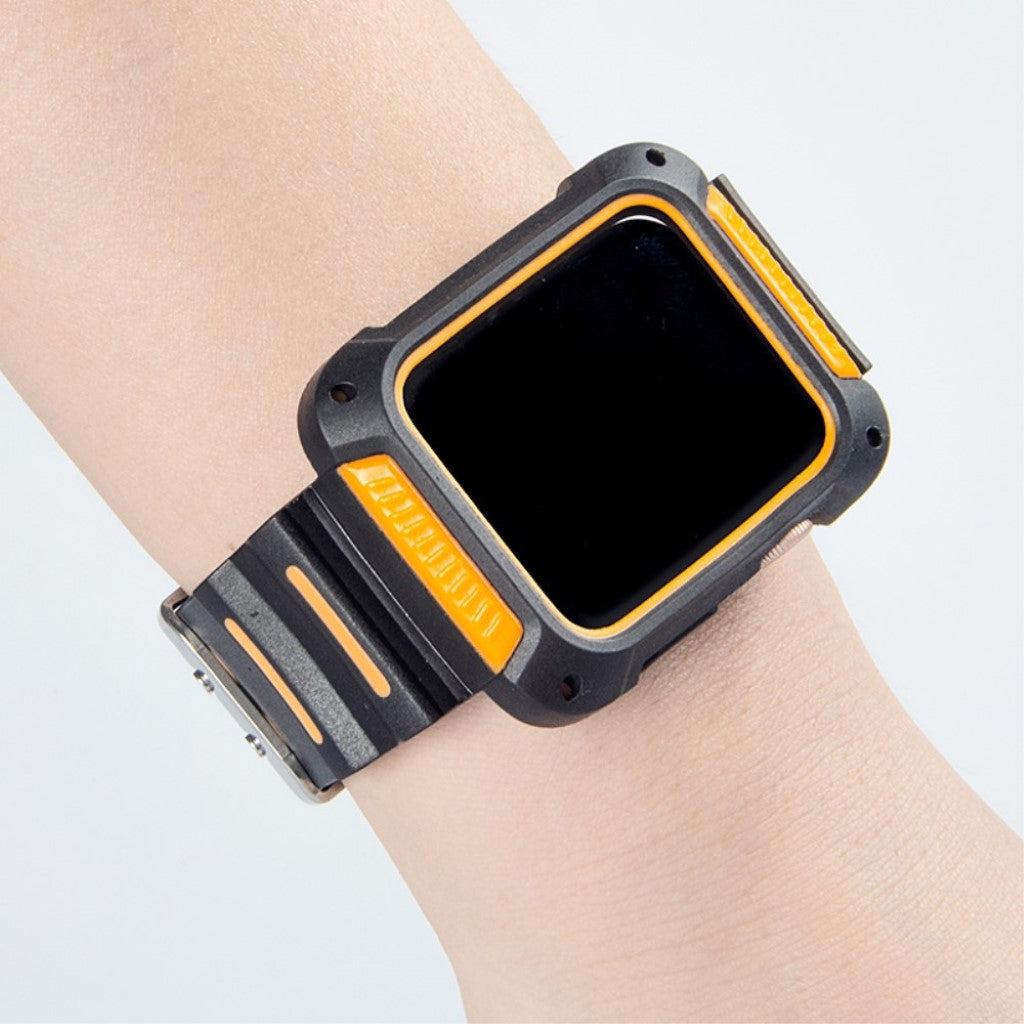 Rigtigt flot Apple Watch Series 4 44mm Silikone Rem - Flerfarvet#serie_1