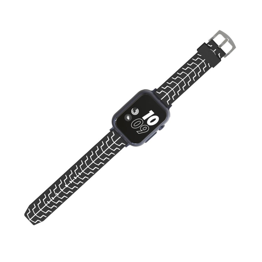 Mega fed Apple Watch Series 4 44mm Silikone Rem - Sort#serie_1