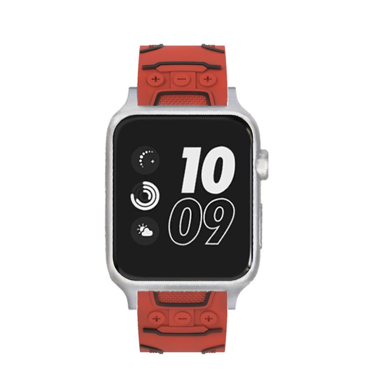 Meget cool Apple Watch Series 4 44mm Silikone Rem - Rød#serie_5