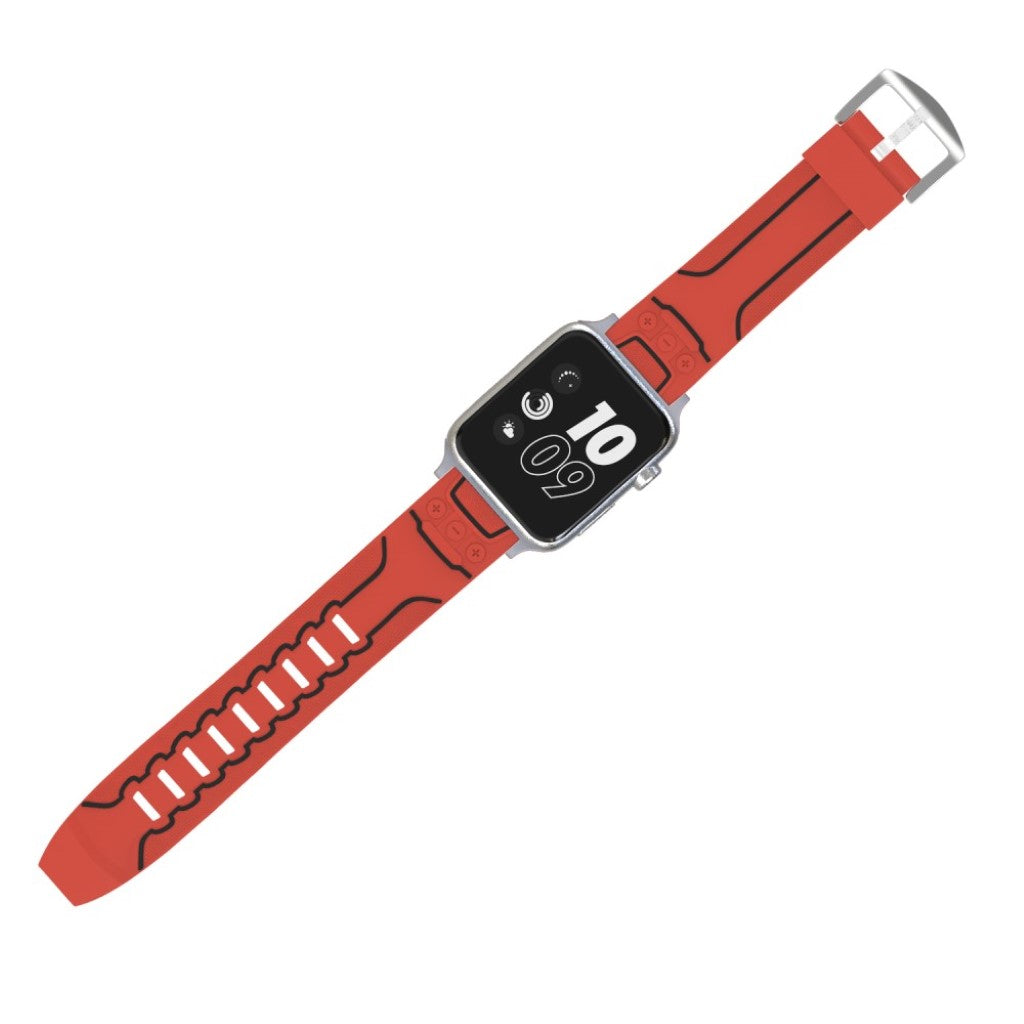 Meget cool Apple Watch Series 4 44mm Silikone Rem - Rød#serie_5