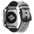 Herlig Apple Watch Series 5 40mm Ekte lær og Silikon Reim