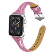 Super stilig Apple Watch Series 5 44mm Ekte lær Reim