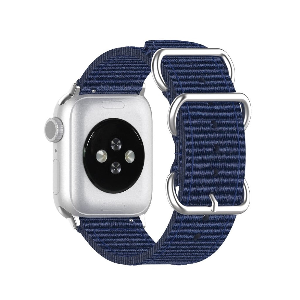Mega fantastisk Apple Watch Series 5 44mm Nylon Rem - Blå#serie_11